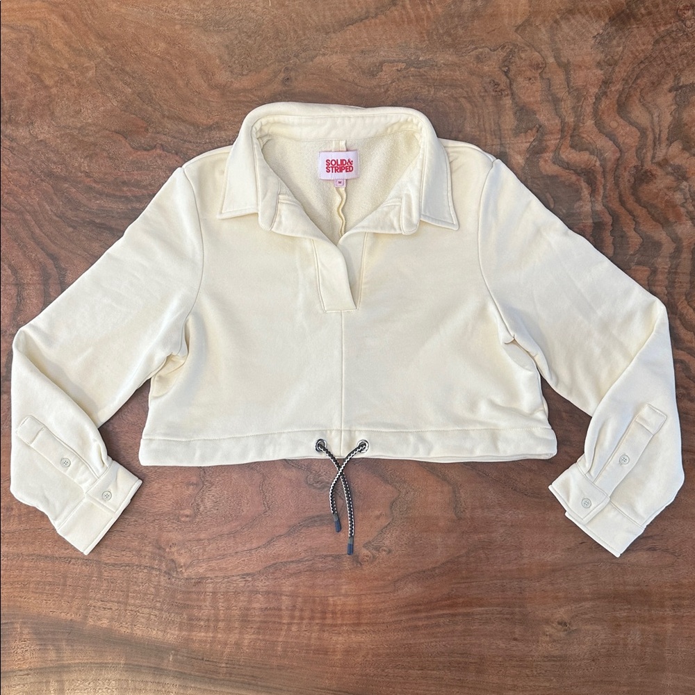 Solid and Striped French Terry pullover
